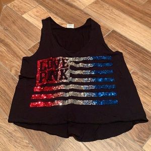 PINK Red White& Blue Tank